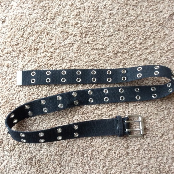 black belt metal holes